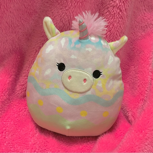 Squishmallows Other - SQUISHMALLOWS Bexley the Easter egg unicorn 8in